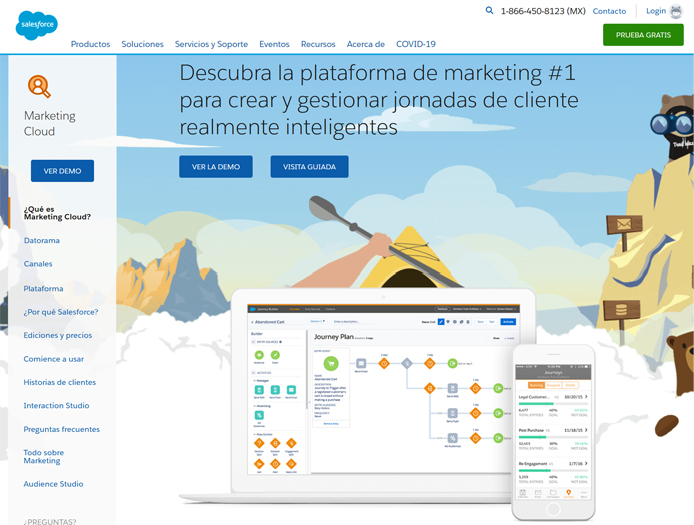 Interfaz de Marketing Cloud