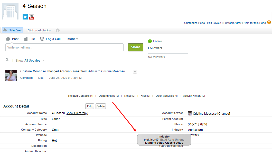 Salesforce Inspector Field Metadata