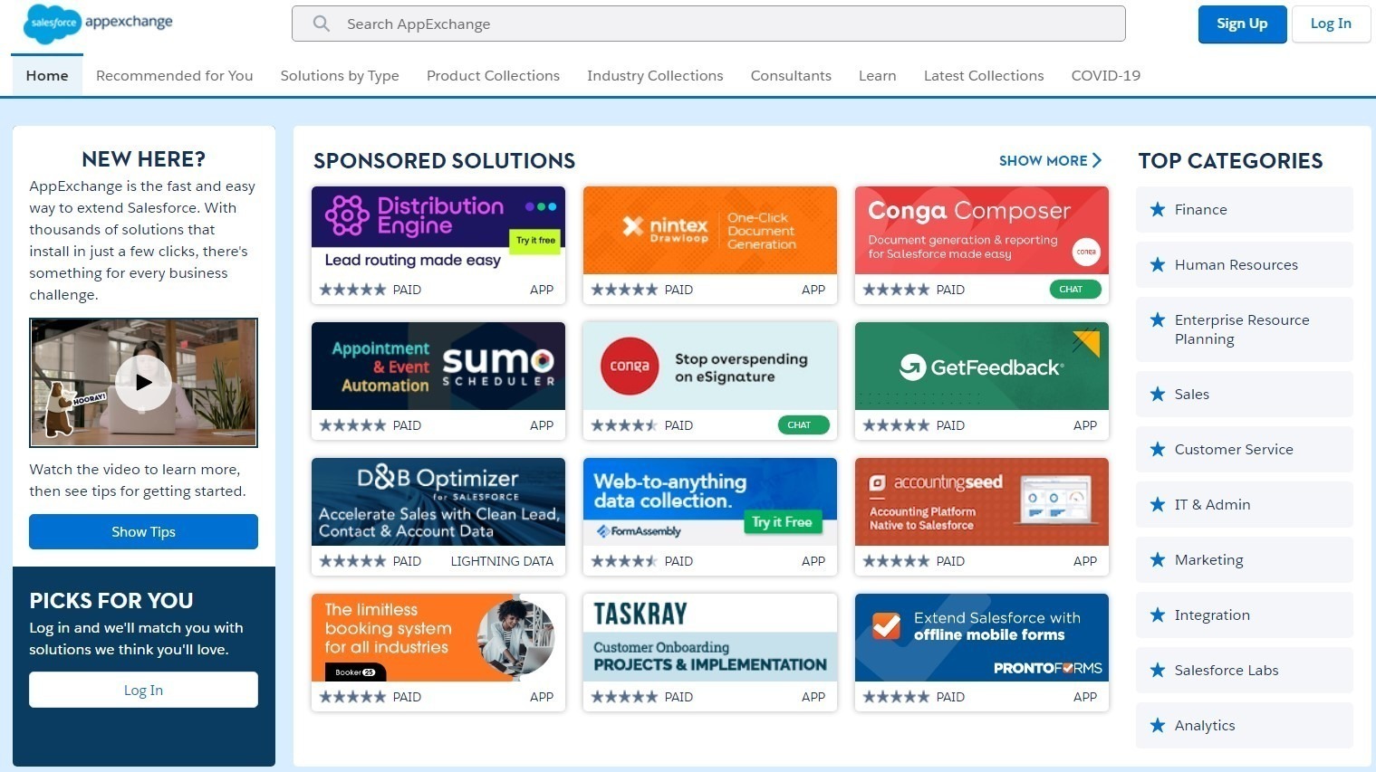 AppExchange Interface