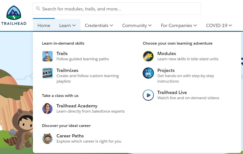 Trailhead Interface