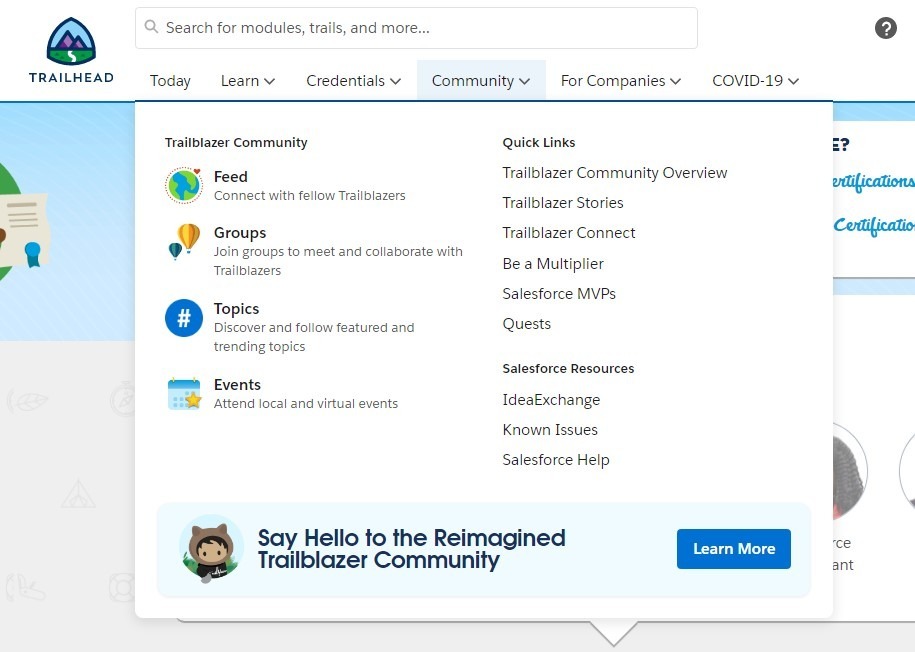 Trailhead Interface