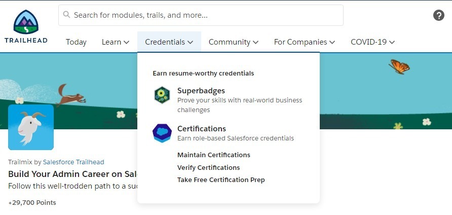 Trailhead Interface