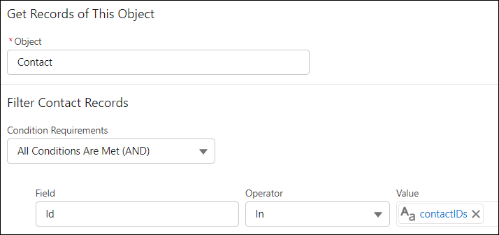 Utilizar los operadores In y Not In en flujos para encontrar registros relacionados-2