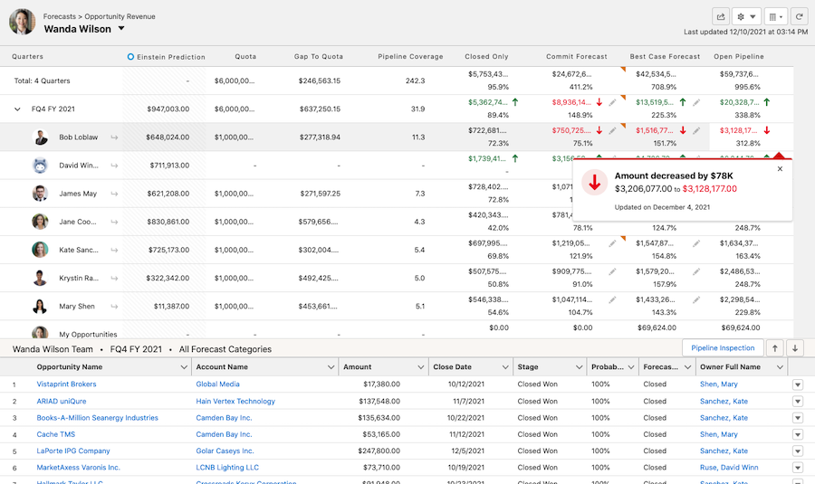 Salesforce Revenue Intelligence - Forecast