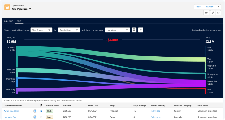 Salesforce Revenue Intelligence - Pipeline