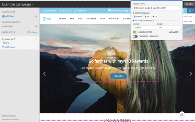 Salesforce Interactions SDK Launcher Salesforce Interactions SDK Launcher