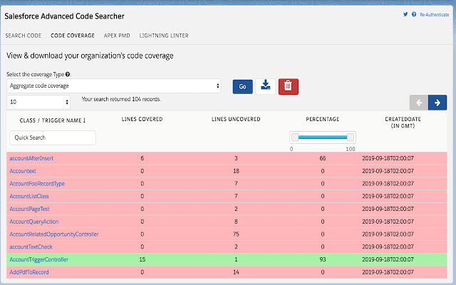 Salesforce Advanced Code Searcher Salesforce Advanced Code Searcher