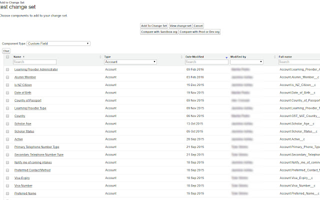 Salesforce Change Set Helper Salesforce Change Set Helper