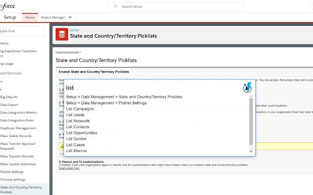 Salesforce Navigator for Lightning