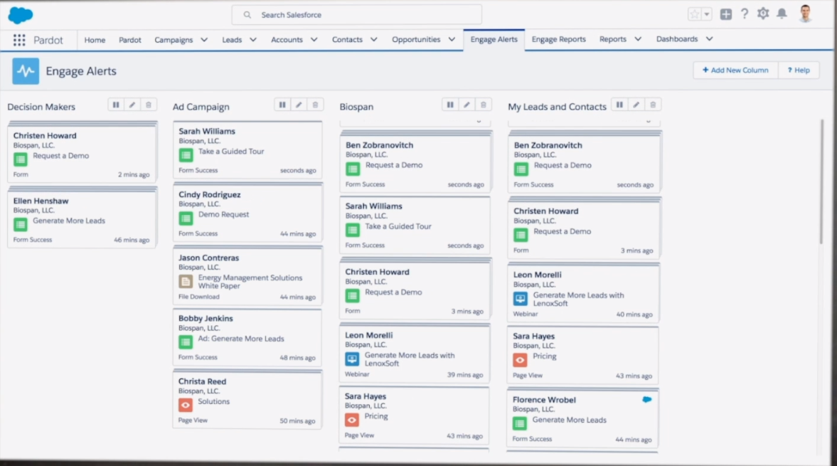 Marketing Cloud Account Engagement - Interface - 2 