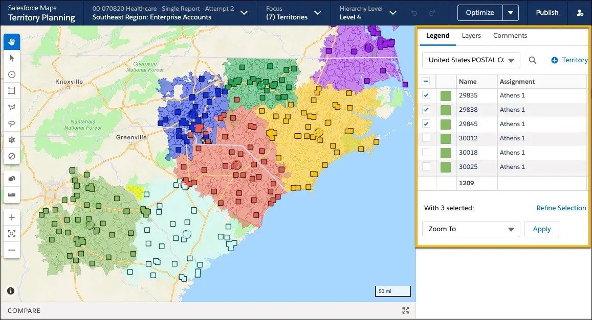 Salesforce Territory Planning